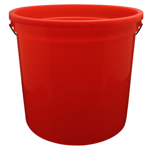 Leaktite Red Plastic Reinforced Pail (10 Qt)