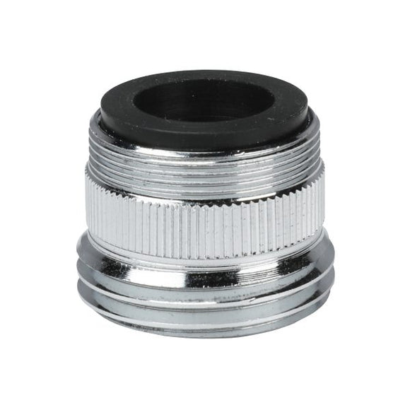 Danco 15/16”- 27M or 55/64”- 27F X 3/4” GHTM Chrome Garden Hose Adapter (15/16”- 27M or 55/64”- 27F X 3/4”)