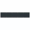 Tell Manufacturing Matte Stainless Steel Kickplate, Black 6” x 30”