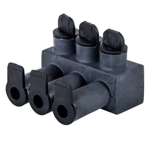 NSI 3-Port Edge Submersible Pedestal Connector (2/0 – 14 AWG)