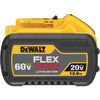 DeWalt Flexvolt 20 Volt and 60 Volt MAX Lithium-Ion 12.0 Ah Tool Battery