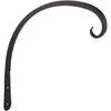 Panacea 8 In. Black Powder-Coated Curved Wrought Iron Hanging Plant Bracket