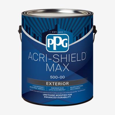 PPG Paint Acri-Shield Exterior Latex Semi-Gloss White Pastel Base Paint, 1 Gal (1 Gallon, White Pastel)