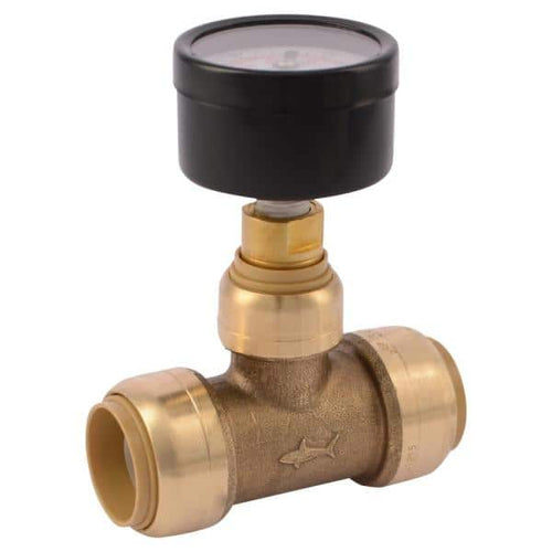 Sharkbite Max Push Pressure Gauge Assembly