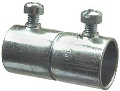 1/2 IN EMT STEEL SET SCREW COUPLING 5/BG