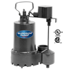 Superior Pump 1/2 HP Cast Iron Sump Pump with Vertical Float Switch