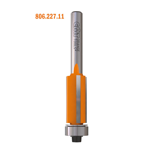 CMT 806.127.11 Flush Trim Bit 1/4-inch Shank 1-inch Cutting Length Carbide-Tipped