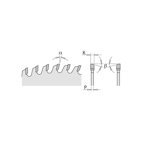 CMT K06007 ITK Contractor Ultra Finish Saw Blade, 7-1/4 x 60 Teeth, 10° ATB with
