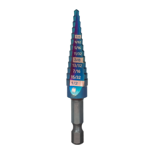 Spyder 1/8″ – 1/2″ 13-Step Bit