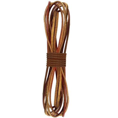 JobSite Brown Leather Laces