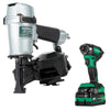 Metabo HPT Pro Bundle Coil Roofing Nailer with BONUS Impact Driver Kit
