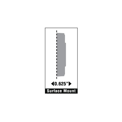 Heath Zenith SL-557 Wired Push Button Doorbell