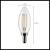 Satco S21817 3B11/LED/927/CL/120V/E12/2CD Light Bulb