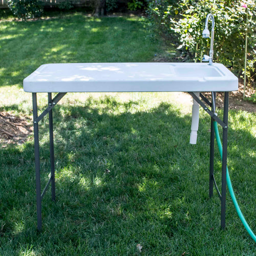 Sportsman Series Folding Outdoor Work Table With Faucet