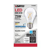 Satco S12425 10.5A19/CL/LED/E26/950/120V