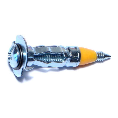 Monster Fastener 1/8-32 Zinc Pan Head Extra Short Hollow Wall Drive Anchors (10 pcs.)