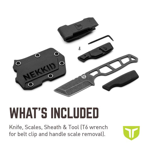 True Nekkid Tanto EDC with TraxGrip™