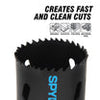 Spyder 600111CF 6 Bi-Metal Hole Saw Rapid Core Eject™