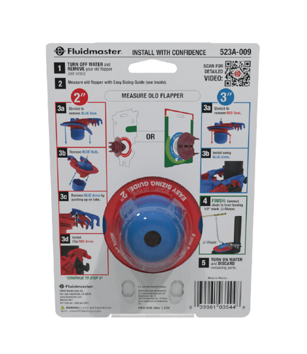 Fluidmaster 523A-009 Universal 2 & 3 Super Flapper