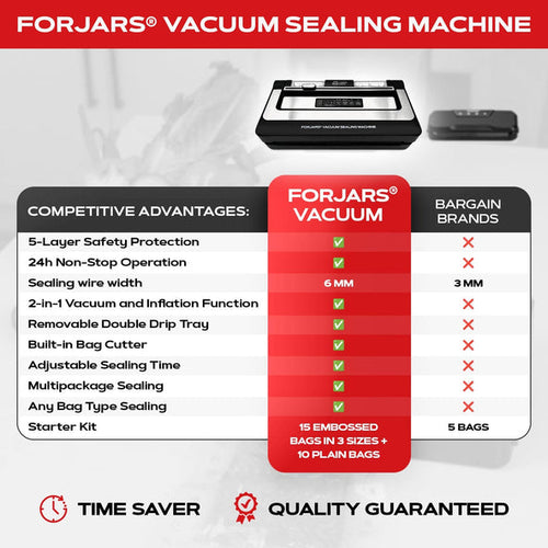 Forjars® Vacuum Sealer PRO Machine