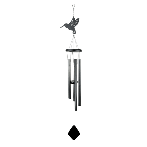 Red Carpet Studios Hummingbird Silhouette Wind Chime – 40″