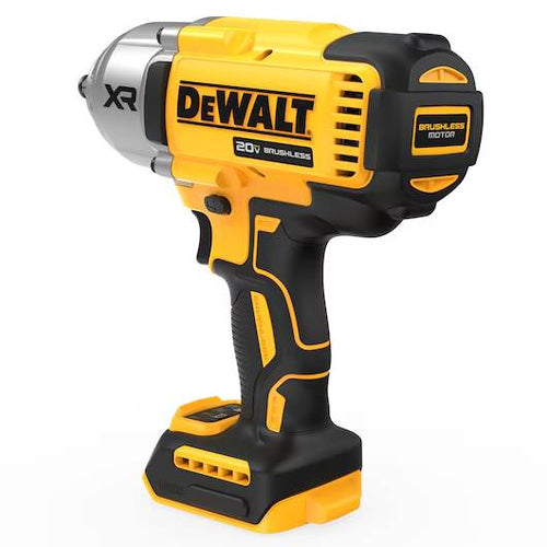 DeWalt 20V MAX* XR® 1/2 In. High Torque Impact Wrench With Hog Ring Anvil (Tool Only)