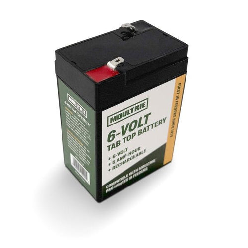 Moultrie 6v Tab-Top Battery (Rechargeable)