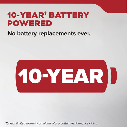 Kidde Smoke Alarm, 10-Year Battery Powered