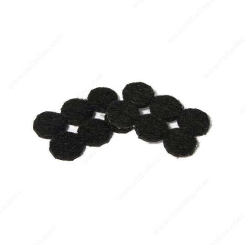 Richelieu ECO FELTAC® Black Round Felt Pads