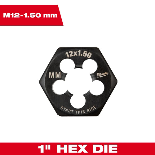 Milwaukee M4-0.70 mm 1-Inch Hex Threading Die
