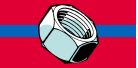 Midwest Fastener Class 8 Hex Nuts Zinc
