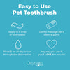 Oxyfresh Premium Pet Toothbrush Set - 6 Super Soft Finger Brushes