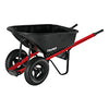 Truper TruTough, 6Cu steel WB, two 16 PN tires, steel handles