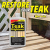Starbrite Premium Teak Brightener - Enhances Natural Wood Grain