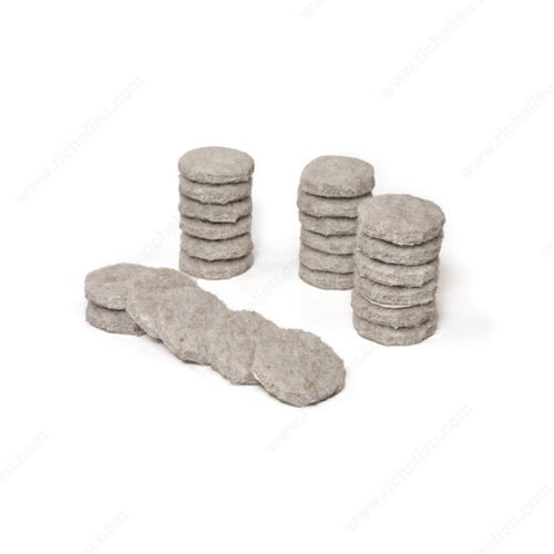 Richelieu Hardware ECO FELTAC® Beige Round Felt Pads