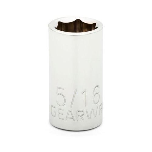 GearWrench 1/4 Drive 6 Point Standard SAE Socket 5/16