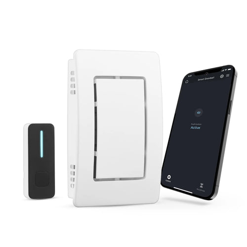 Heath Zenith White/Black Plastic Wired Smart Doorbell Kit