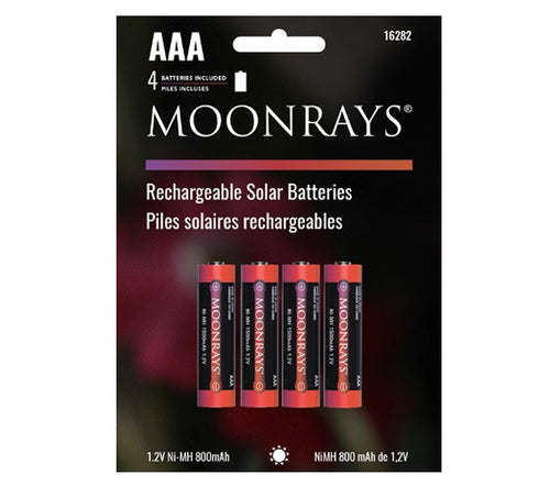Moonrays AAA Rechargeable Batteries