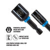 Spyder 4-Piece Magnetic Impact Nut Driver Set (1/4, 5/16, 3/8, 7/16)