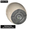 Southern Patio 15 Resin Hornsby Planter in Taupe Finish