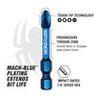 Spyder 34-Piece Impact Driver Bit Set Mach-Blue™