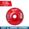 Milwaukee 4-1/2 x 1/8 x 7/8 Dual Metal Cut & Grind Wheel Type 27