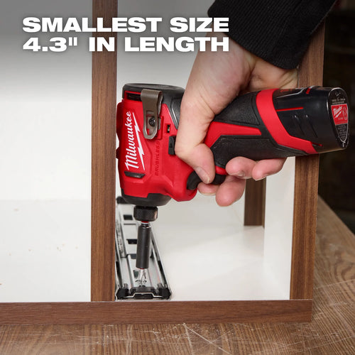 Milwaukee M12™ Subcompact Brushless 1/4 Hex Impact Driver