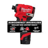 Milwaukee M12™ Subcompact Brushless 1/4 Hex Impact Driver Kit