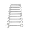 GearWrench 10 Piece SAE Midget Combination Wrench Set