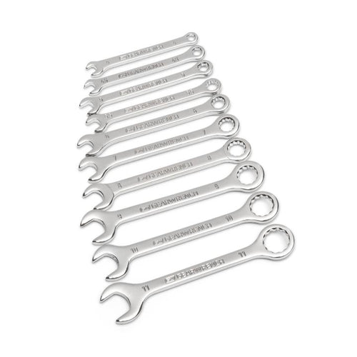 GearWrench 10 Piece Metric Midget Combination Wrench Set