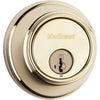 Kwikset Key Control Deadbolt with SmartKey Security Polished Brass Deadbolt