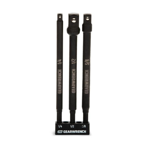 GearWrench 3 Piece 1/4 x 6 Hex Impact Adapter Set
