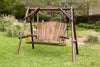Leigh Country Char-Log 4 ft. Porch Swing with Frame