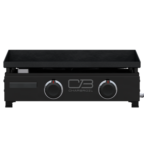 Charbroil® 22 Performance Series™ Portable Tabletop 2 Burner Propane Gas Griddle Black